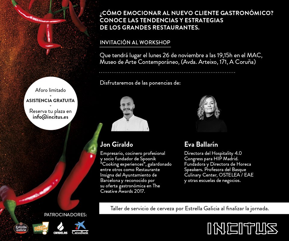 WorkShop Premio Incitus 2018 (A Coruña)